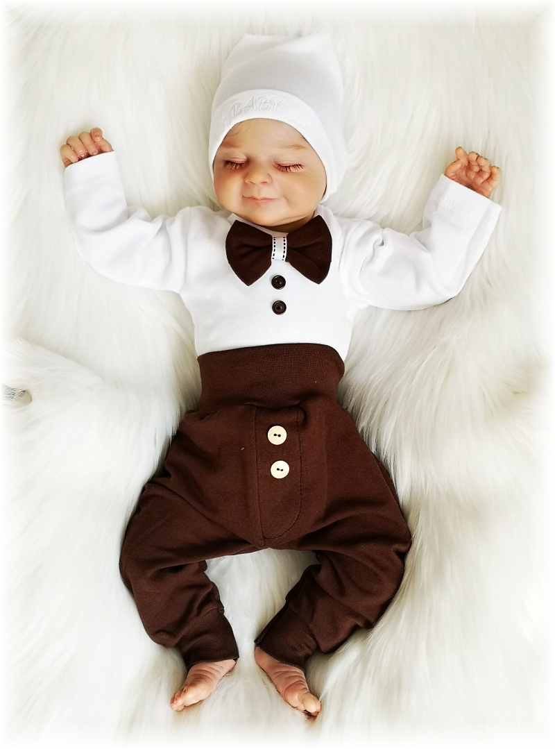 3D souprava Malý gentleman čokoláda 62