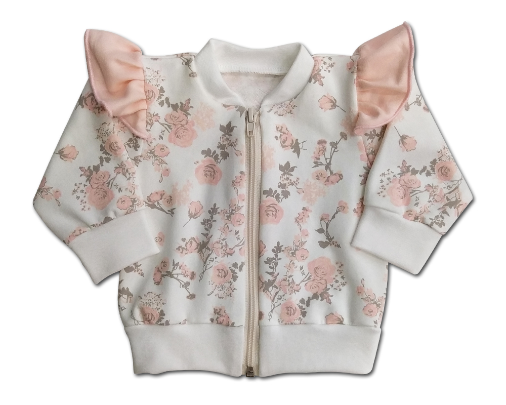 Kojenecká 3D tepláková souprava Rose apricot 86