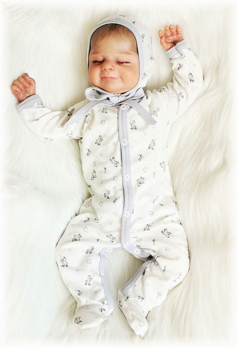 Kojenecký bavlněný overálek Kačenka 62