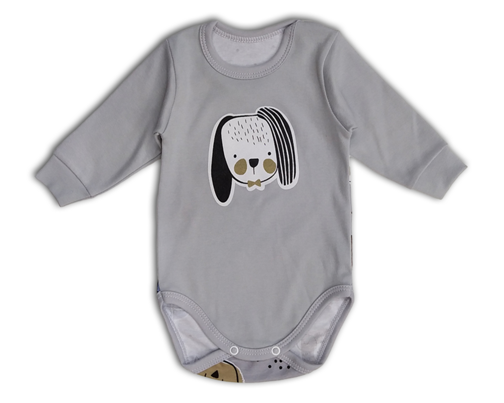 Kojenecká 6D souprava Animals šedá 56