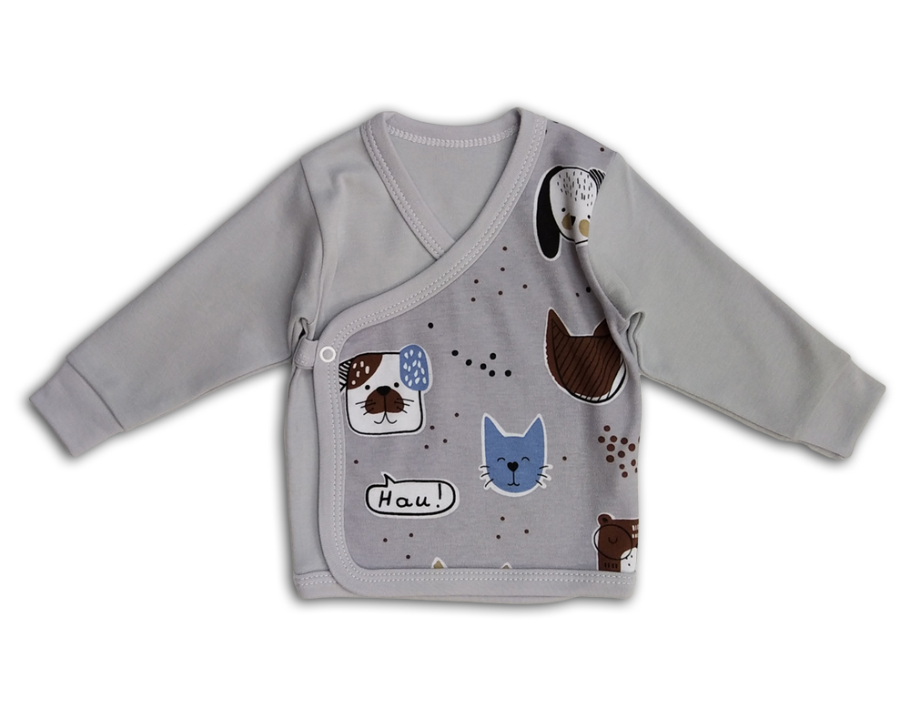 Kojenecká 6D souprava Animals šedá 56