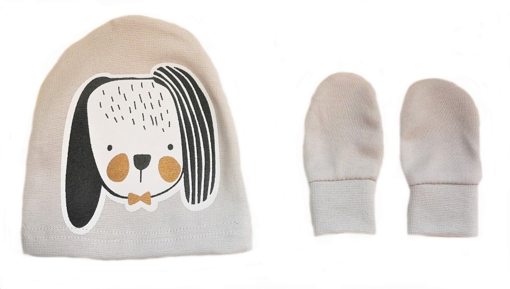 Kojenecká 6D souprava Animals šedá 56