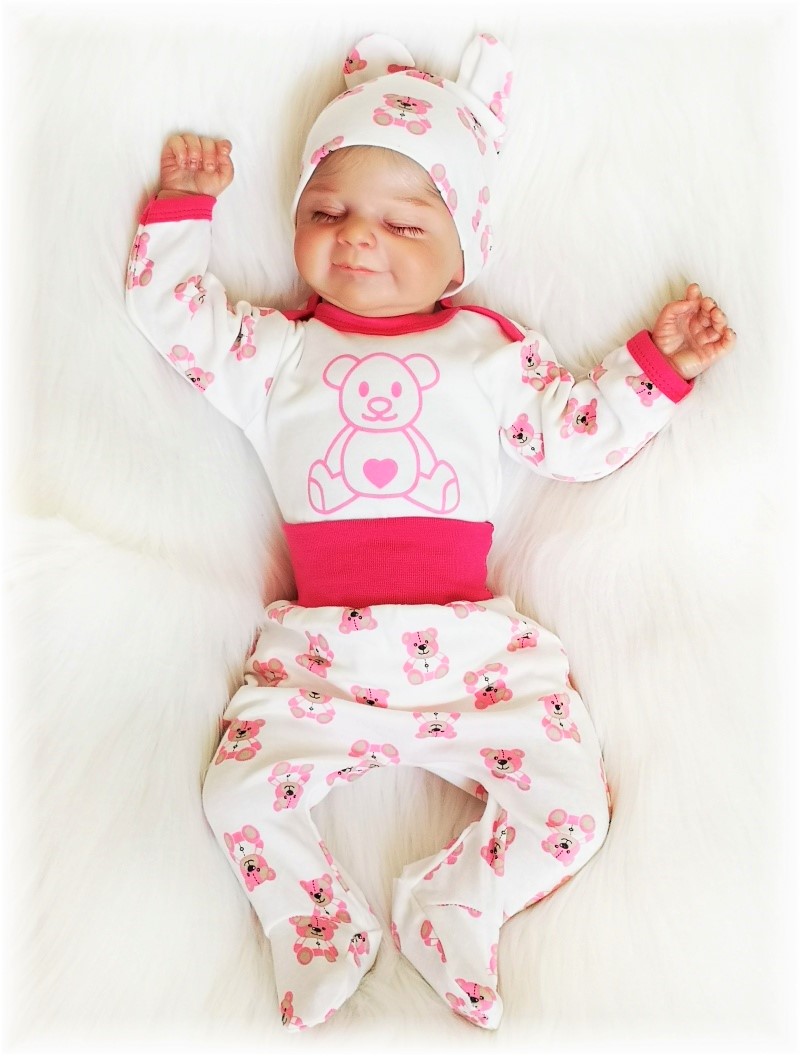 Kojenecké polodupačky Brumlíček amarant 62