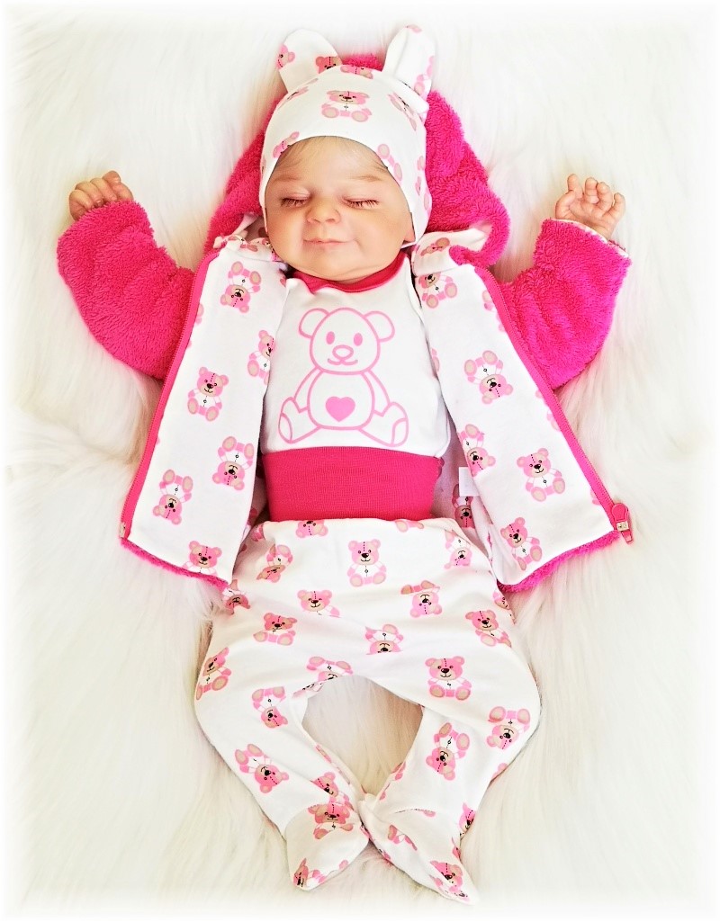 Kojenecké polodupačky Brumlíček amarant 80