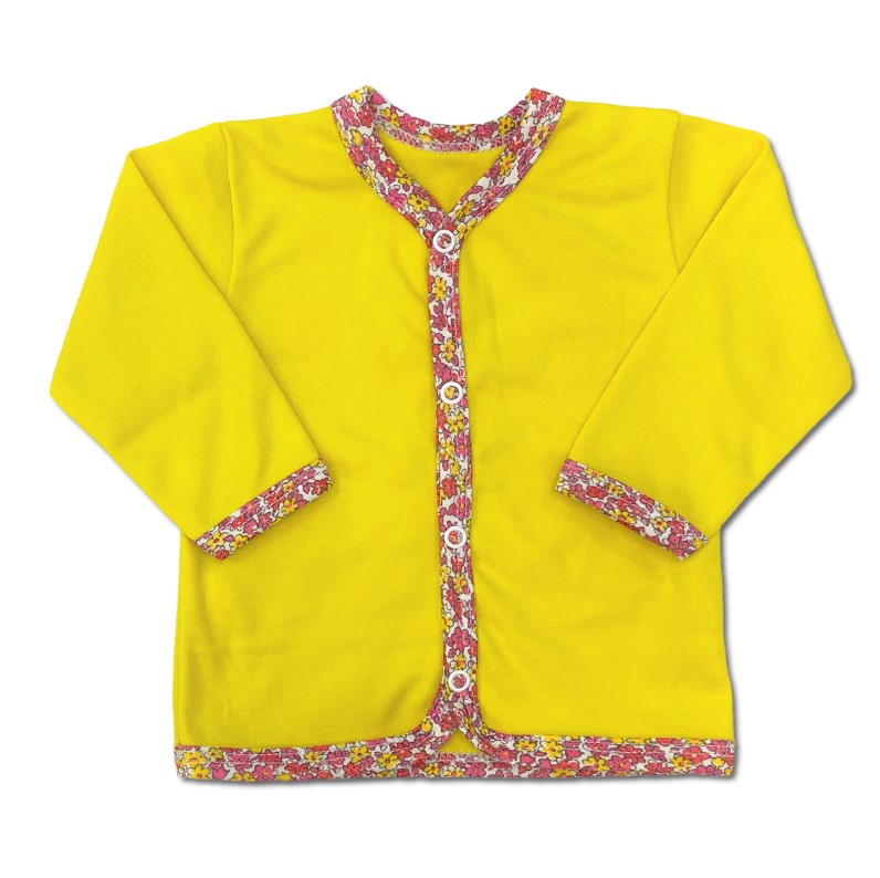 Kojenecká 2D souprava Kvítečka lemon 68