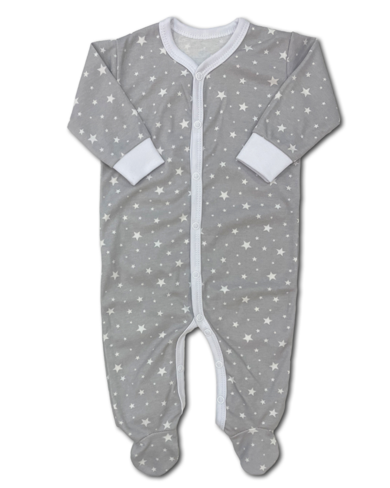 Kojenecký overal DINO STAR H šedá 68