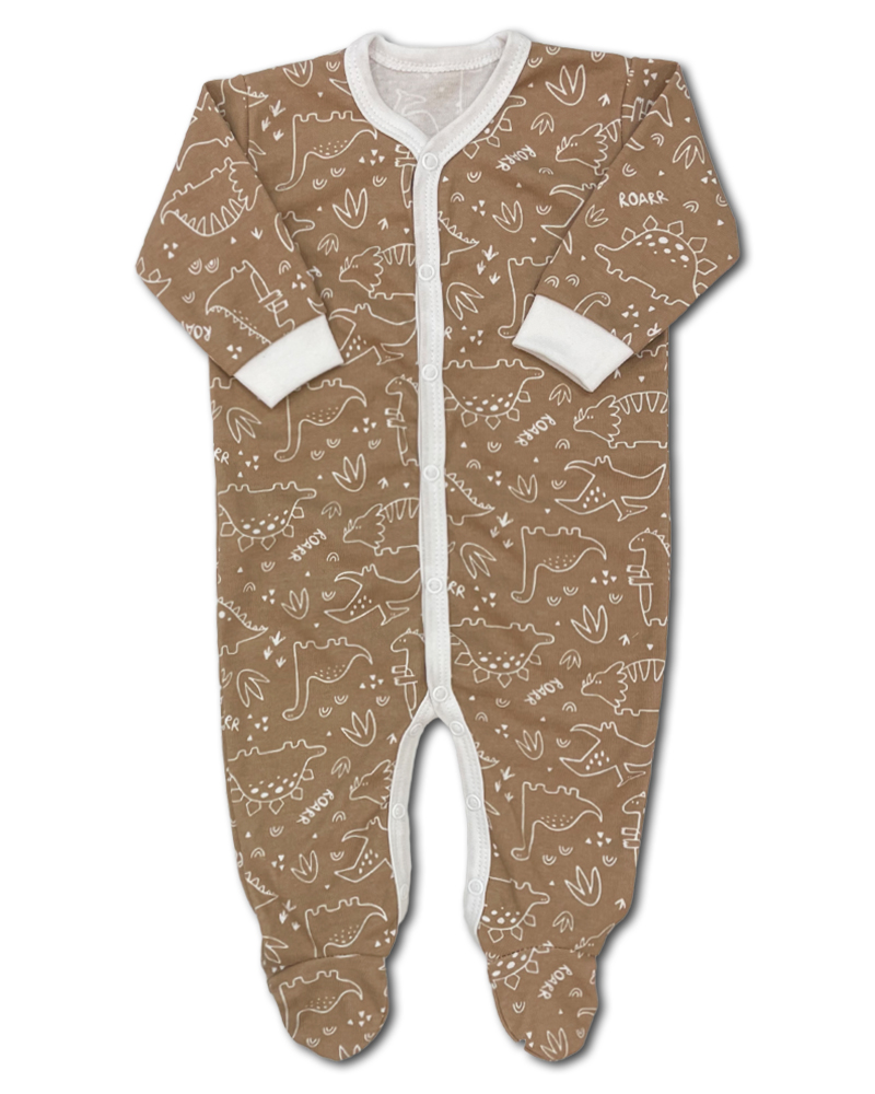 Kojenecký overal DINO STAR D kapučíno 86