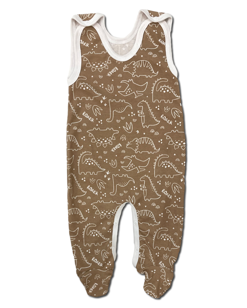 Kojenecké dupačky DINO STAR D kapučíno 50