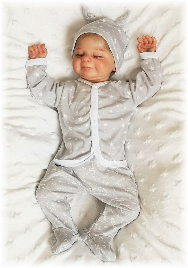 Kojenecký kabátek DINO STAR H šedá 48