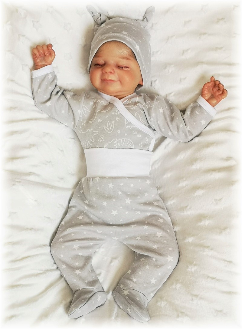 Kojenecké polodupačky DINO STAR H šedá 62