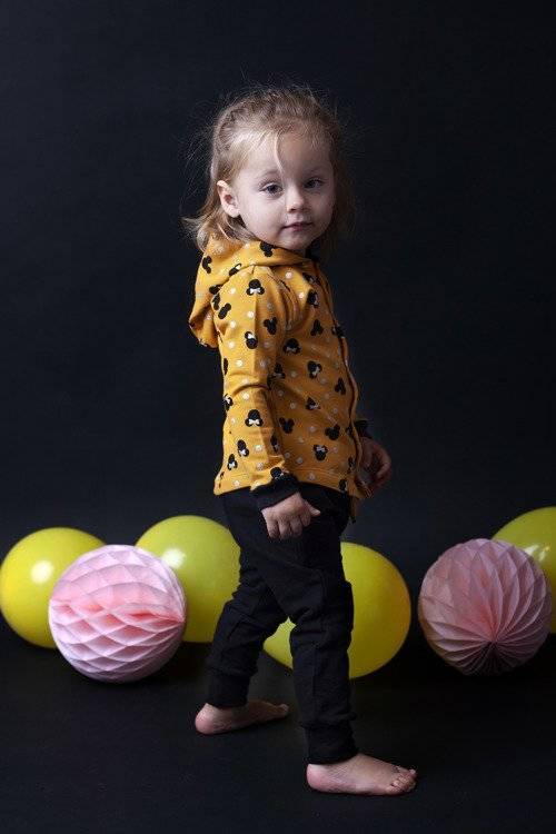 Tepláková souprava Miki žlutá 86