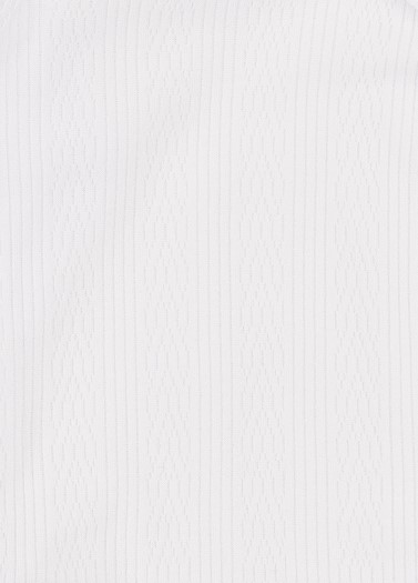 Kojenecká 2D souprava s copánkovým vzorem bílá 62