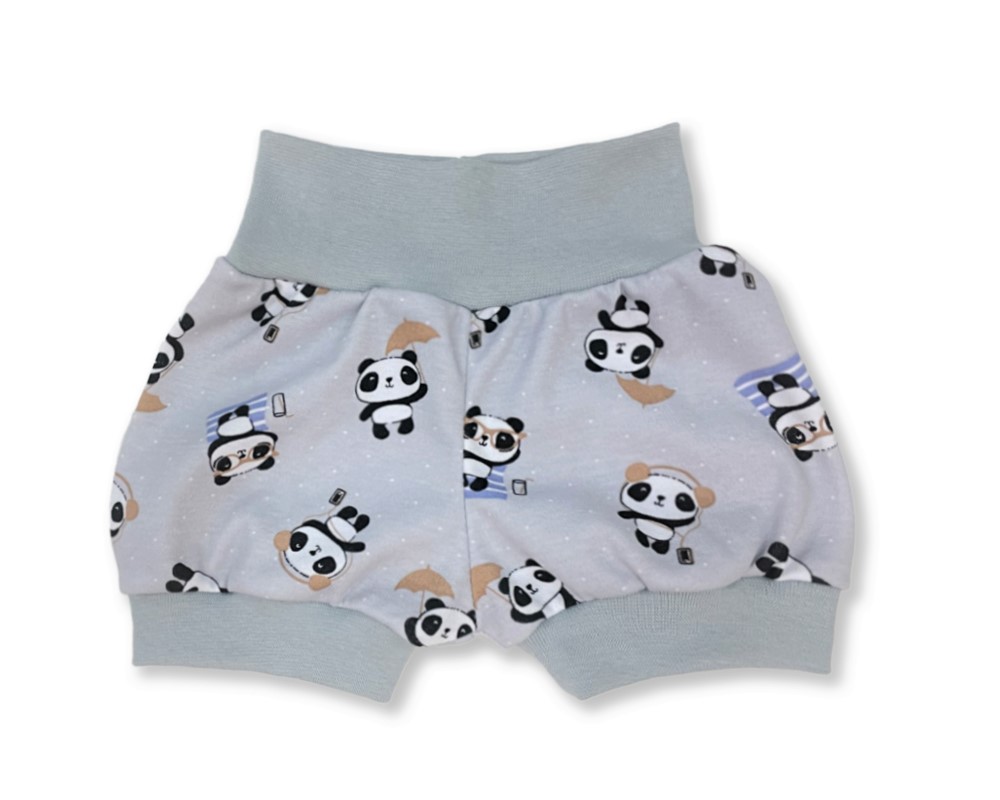 Kojenecká letní 2D souprava Panda šedá 68