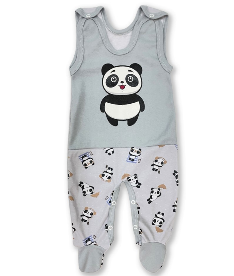Kojenecká souprava 2D Panda šedá 62