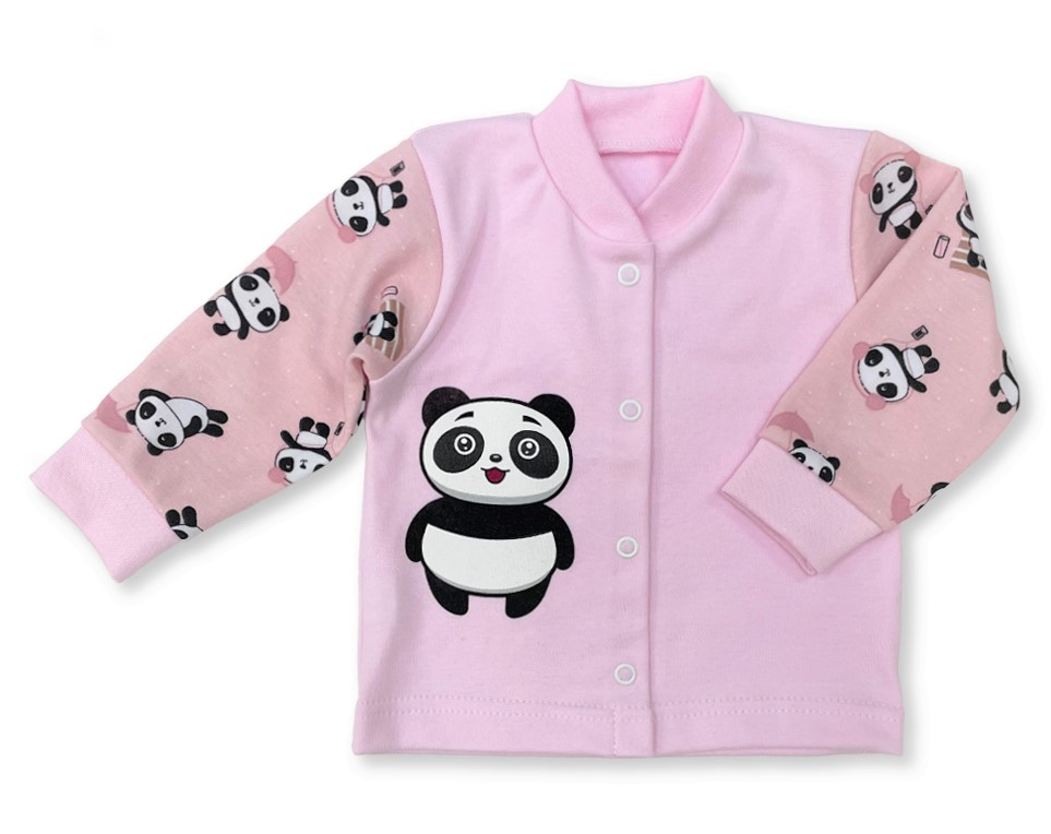 Kojenecká souprava 2D Panda růžová 62