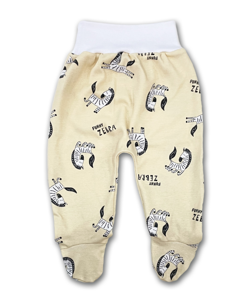 Kojenecká 2D souprava FUNNY ZEBRA body+polodupačky 68