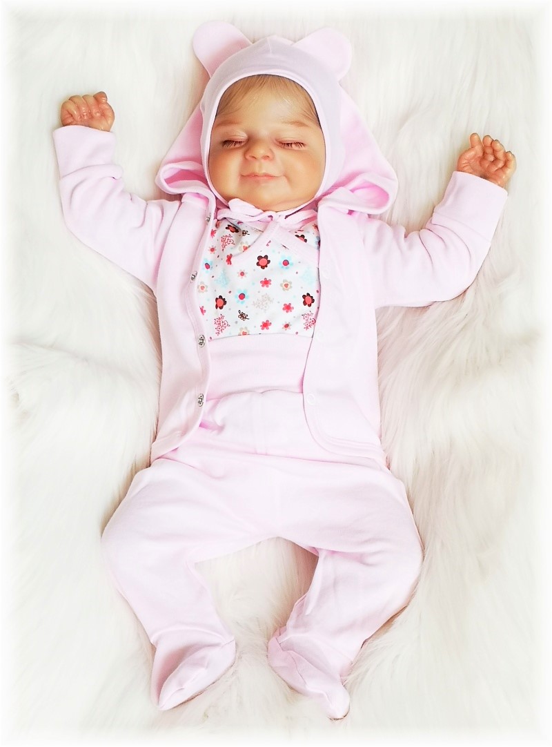 Kojenecká 5D souprava Barevné květinky 56