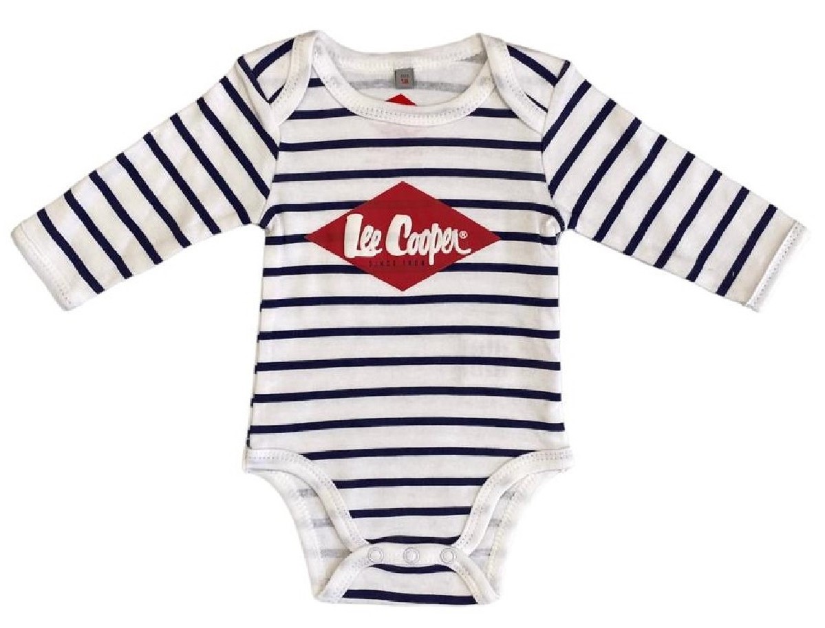 Kojenecké body LEE COOPER moudrý proužek