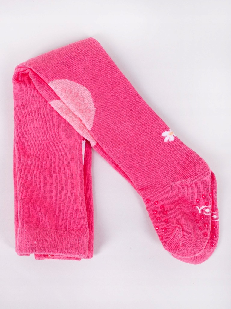 Dětské bavlněné punčocháče 3ABS labuť růžová