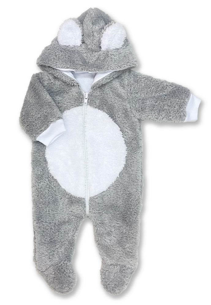 Kojenecký šedobílý overal Luna 86