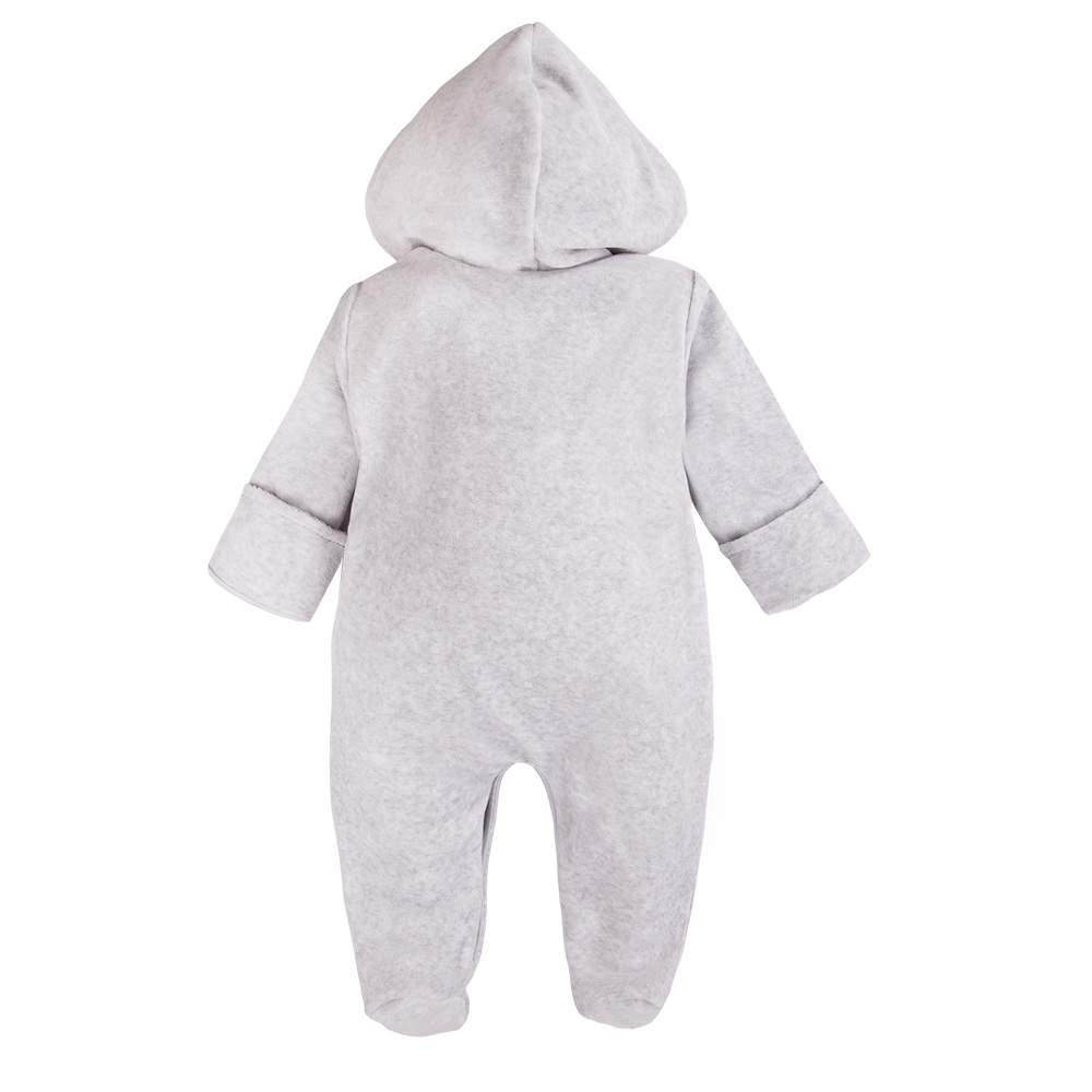 Kojenecký sametový overal BABY LOVE zebra 68