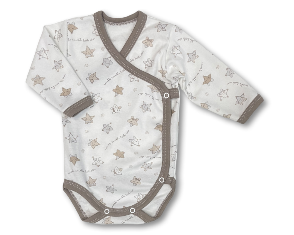 Kojenecké zavinovací body Malá hvězda kapučíno 68