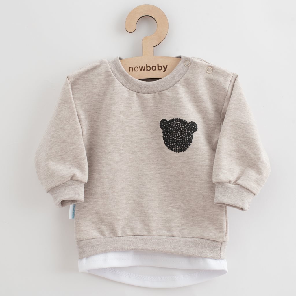 Kojenecká tepláková souprava Brave Bear bežová 68