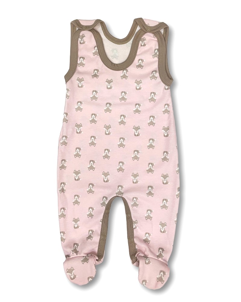 Kojenecké dupačky Lišáček růžová 86