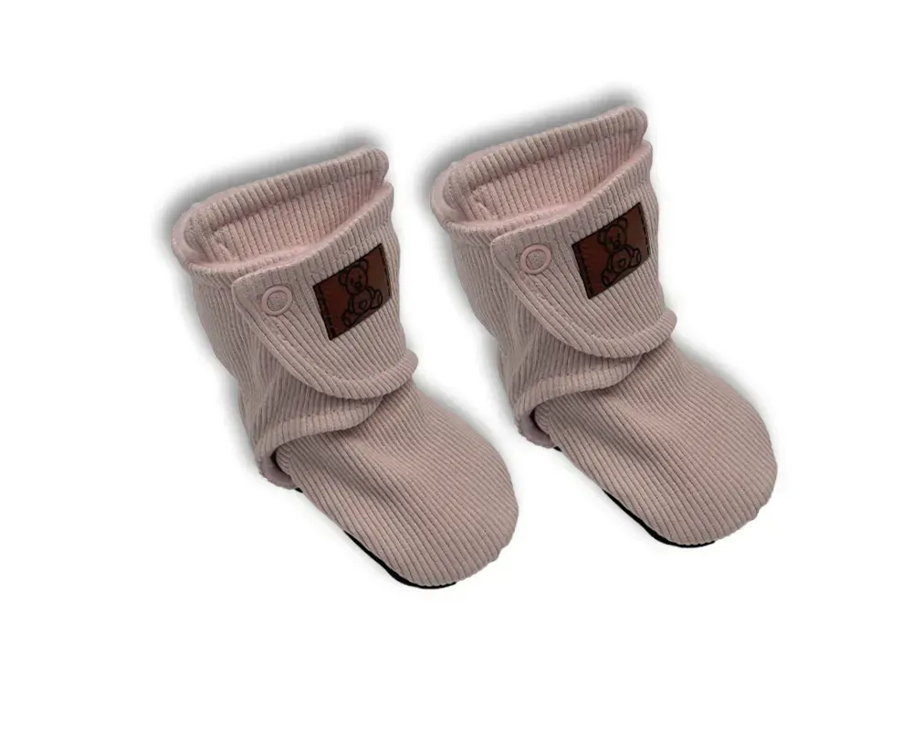 Kojenecká 4D bavlněná souprava Brumlík pudrová 80