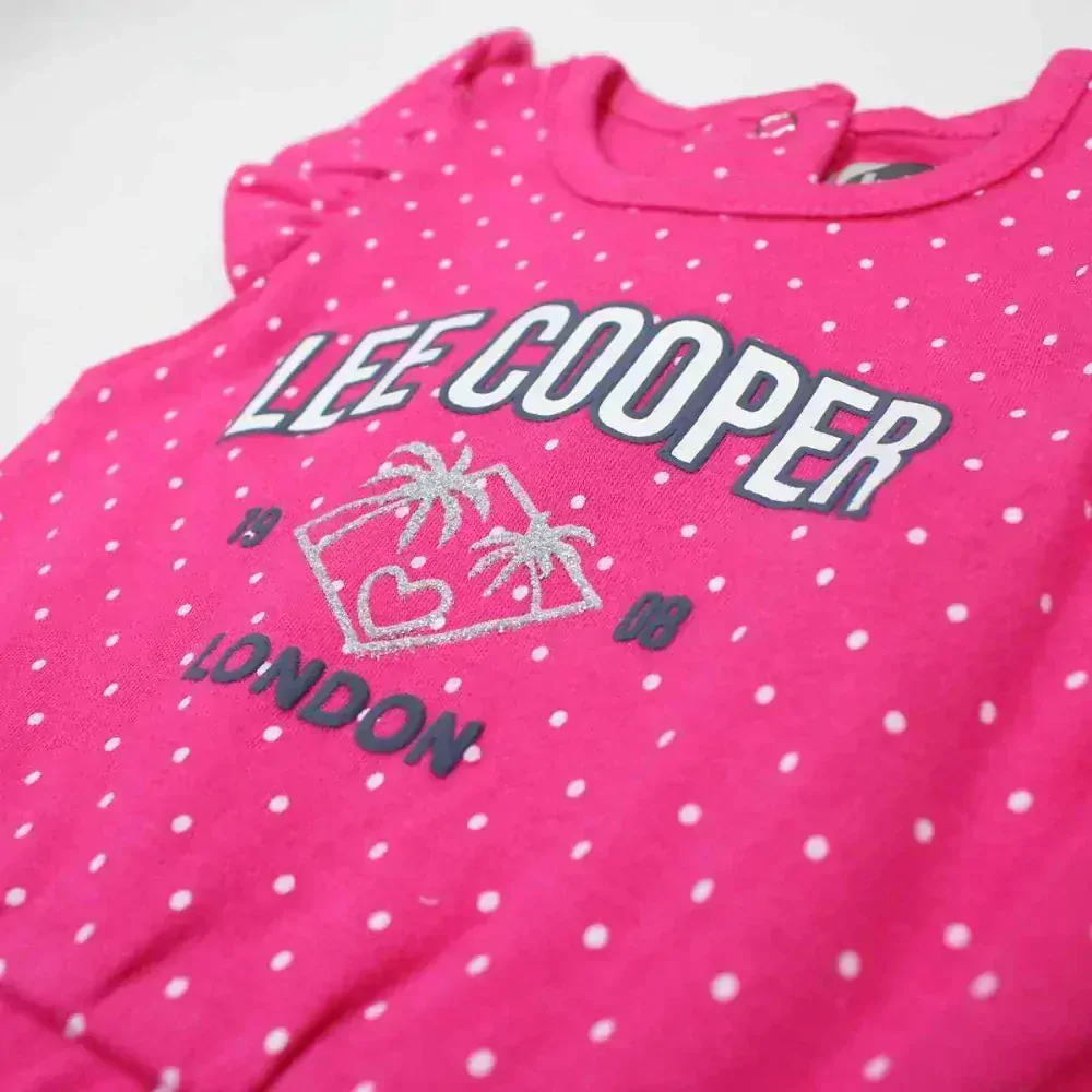 Kojenecký letní overal LEE COOPER Puntík amarant 62