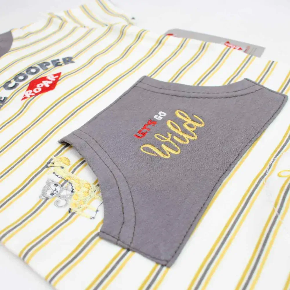 Kojenecký letní overal LEE COOPER Proužek 80