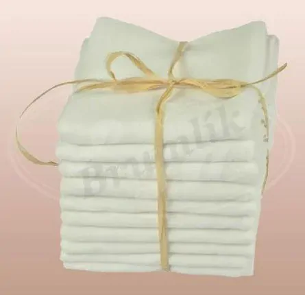 Dětské bavlněné pleny de Luxe - 10x bílé