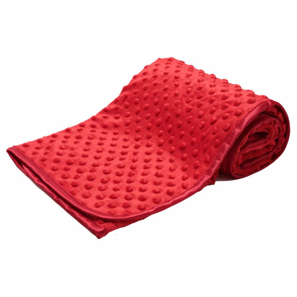 Dětská červená minky deka