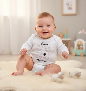 Kojenecké body s českým nápisem "JSEM ORIGINÁL" 56