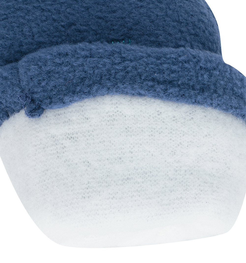 Kojenecké fleecové vyteplené zimní rukavičky Sv. modré - medvídek