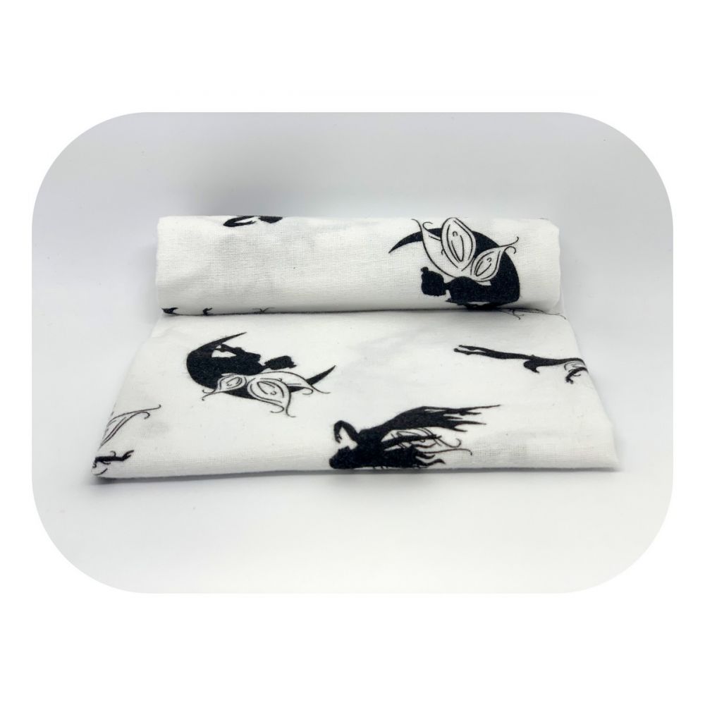 Dětská flanelová plena Bílá víla