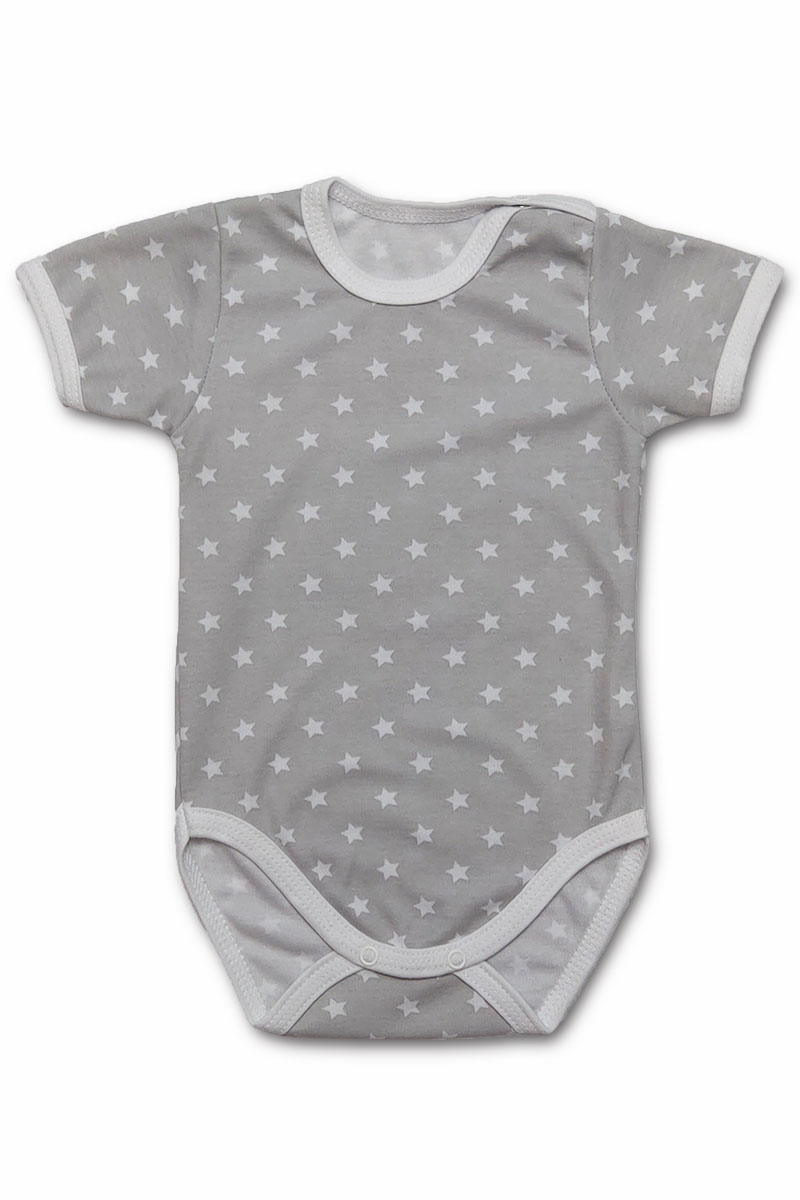 Kojenecké body kr. rukáv White star 68