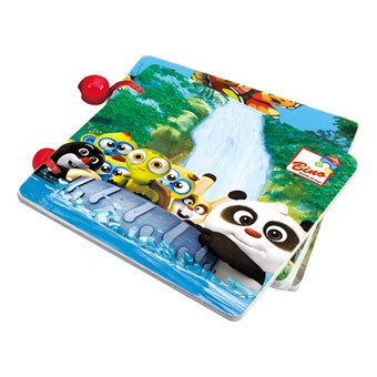 Dřevěná knížka Krteček a Panda s příběhem