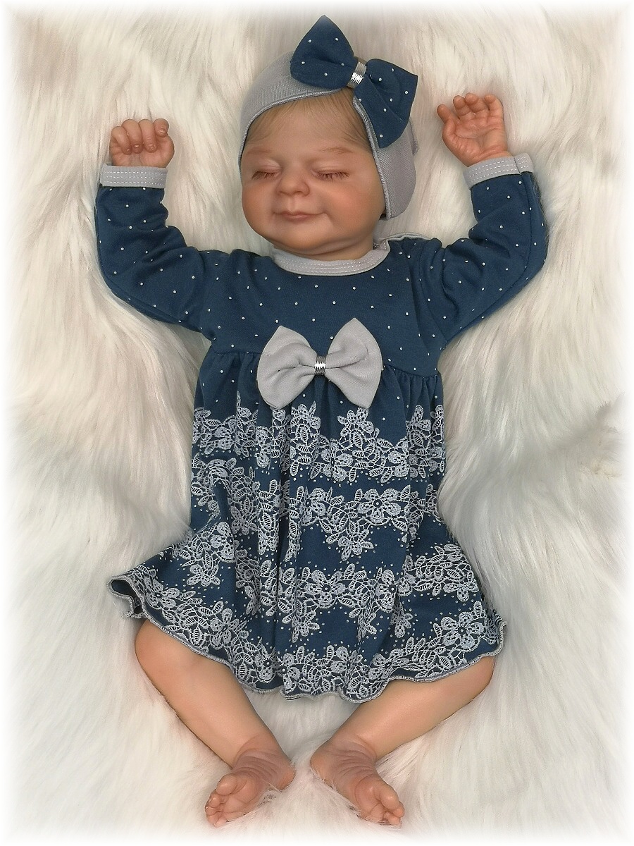 Dívčí čelenka Krajka šedá 