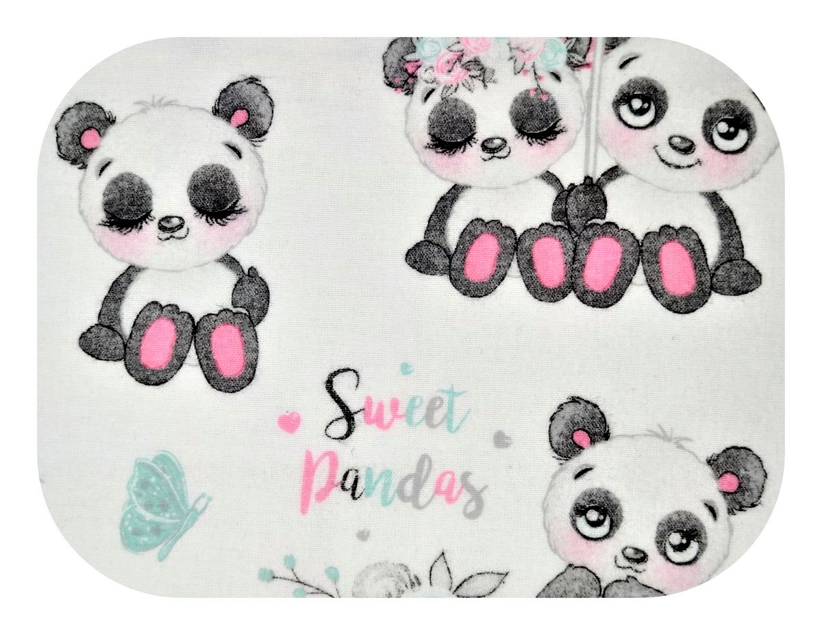 Dětská flanelová plena Sweet panda