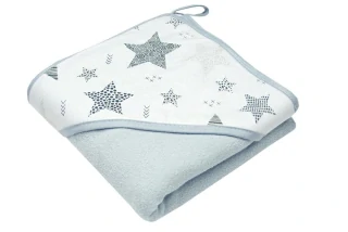 Dětská froté osuška 100x100 Star - šedá