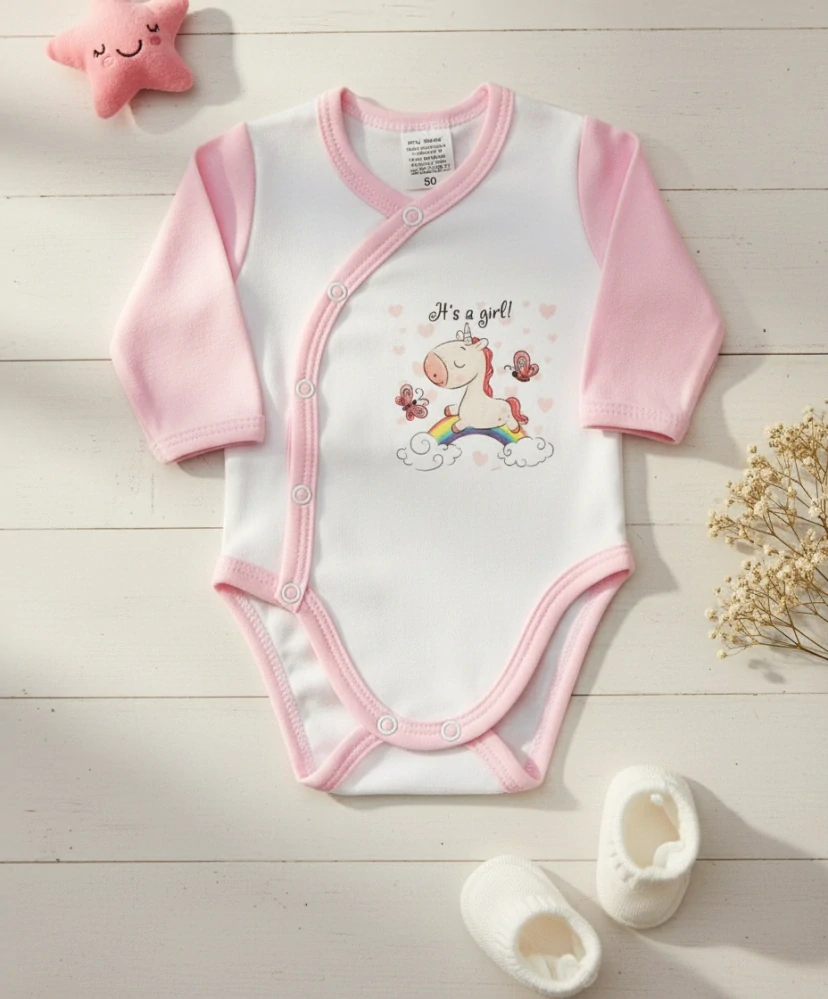 Kojenecké propínací body It's a Girl 68