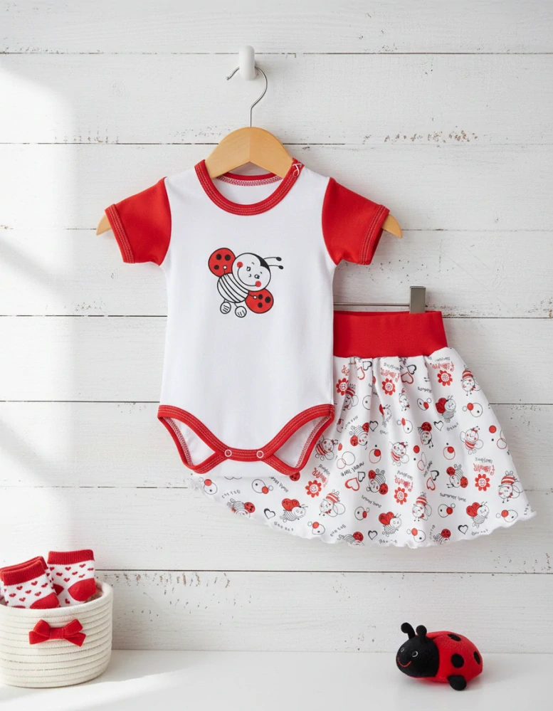 Kojenecká letní 2D souprava Sladká beruška 74