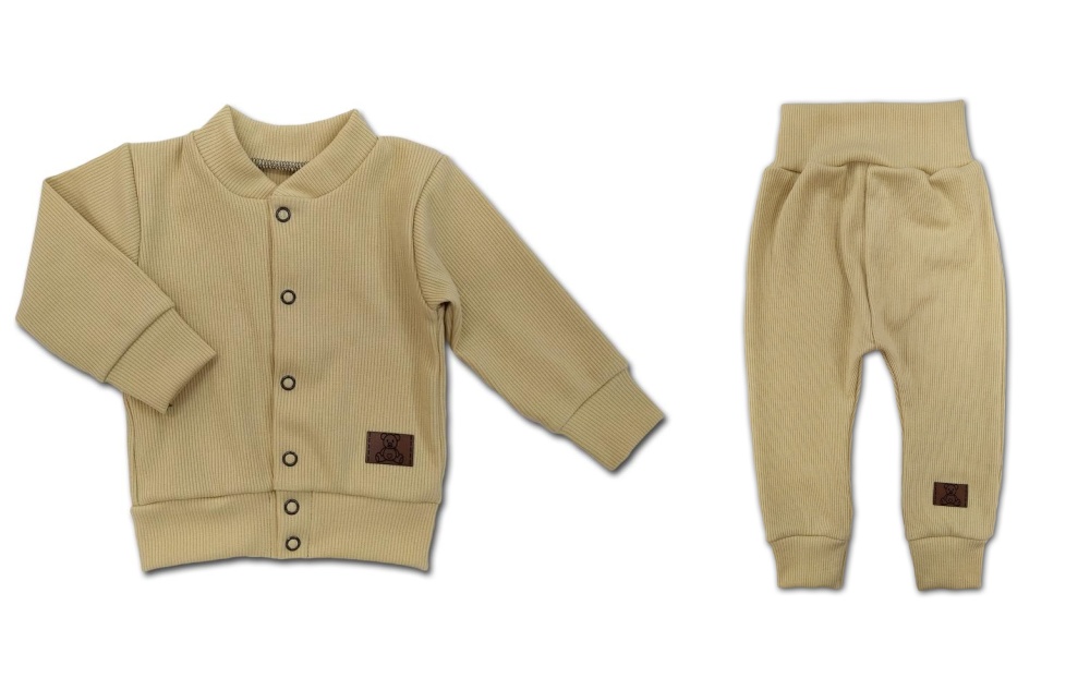 Kojenecká 2D souprava Brumlík - kapučíno 56