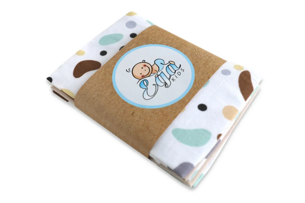 Dětské mušelínové mini plenky Kamínky