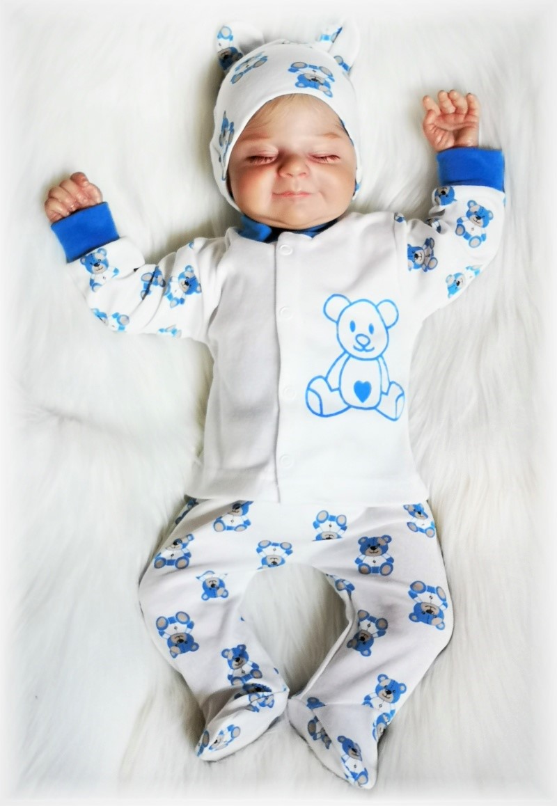 Kojenecký kabátek Brumlíček modrá 48