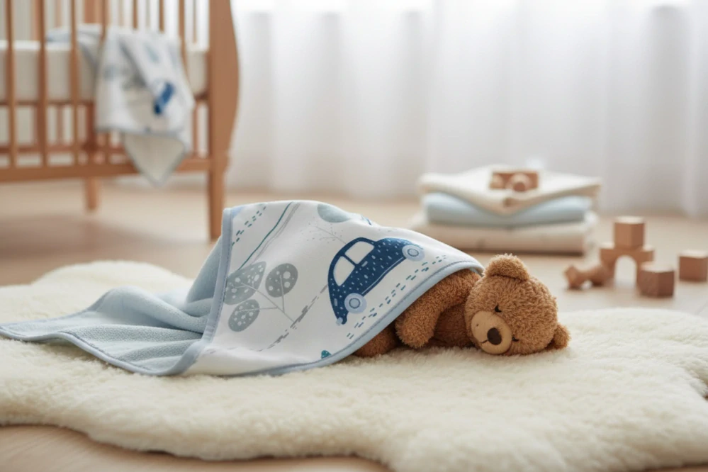 Dětská froté osuška 100x100 Auta - šedá