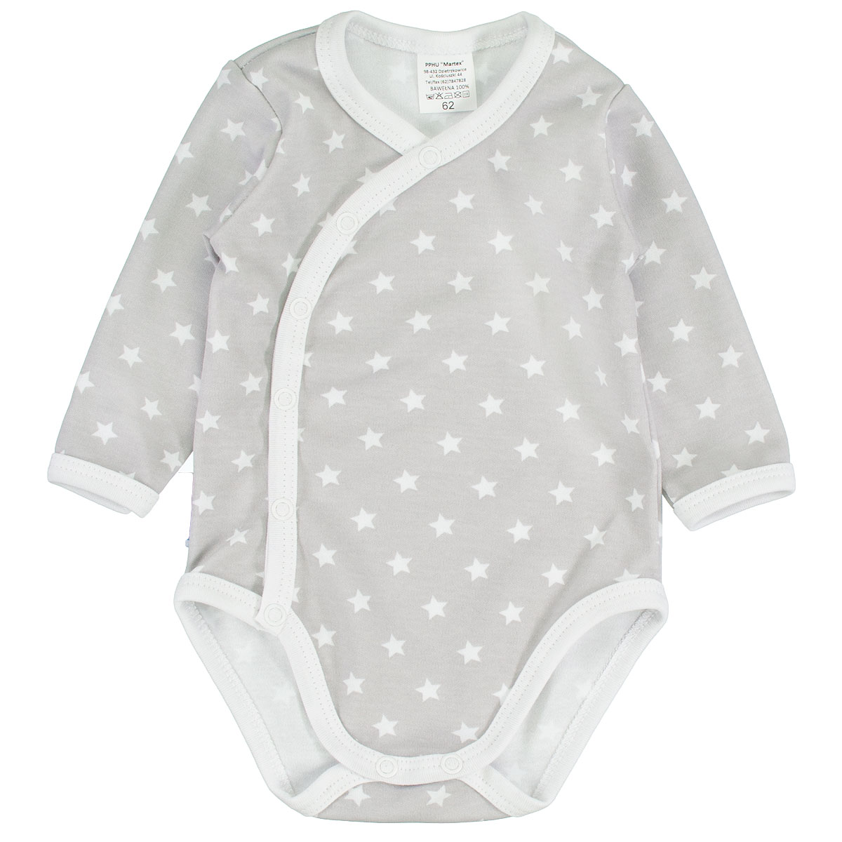 Kojenecké propínací body 3 kusy Hvězdička 56