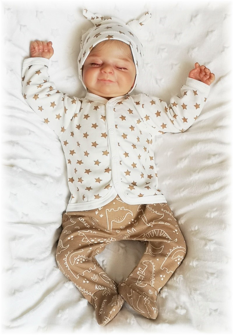 Kojenecký kabátek DINO STAR H kapučíno 44