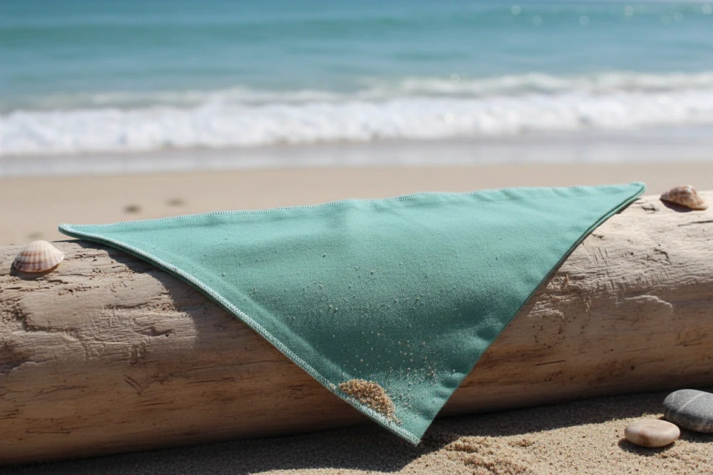 Dětský bavlněný šátek máta